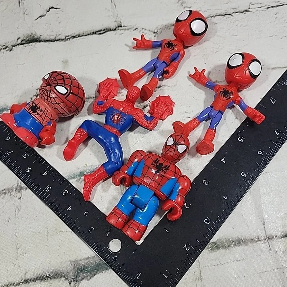 Amazing Spiderman‎ Spidey Action Figures Lot Of 5 Assorted Marvel Superhero Toys